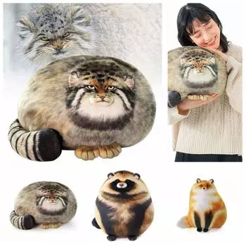 Манул степной кот мягкая игрушка Firefox манул плюшевые игрушки подарок подруге Firefox