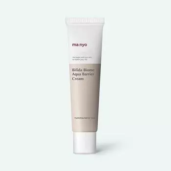 Manyo Factory Bifida Biome aqua barrier cream 80 мл, Глубокое увлажнение, Успокаивающий, Увлажняющий, Корейская косметика, Kbeauty, образец