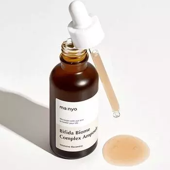 Manyo Factory Bifida Biome Complex Ampoule 30 мл, Антивозрастной, Регенерирующий, Увлажняющий, Корейская косметика, Kbeauty, образец