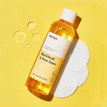 Manyo Factory Blackhead & Pore Toner 210 мл, средство для очищения пор, успокаивающее, корейская косметика, Kbeauty, образец