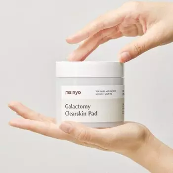 Manyo Factory Galactomy Clear Skin Pads 60 листов, Увлажнение, Корейская косметика, Kbeauty, образец