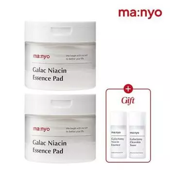 Manyo Factory Galak Niacin Essence Pads 80 листов, 2 шт. (+8 эссенций и тонеров), один предмет