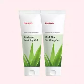 Manyo Factory Real Aloe Успокаивающий гель 1+1 Специальный (200мл+200мл)