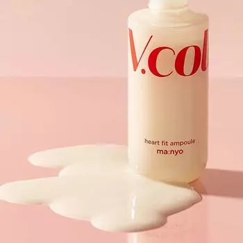 Manyo Factory V.Collagen Heart Fit Ampoule 50 мл, экстракт веганского коллагена, увлажнение, корейская косметика, Kbeauty, образец