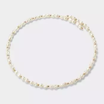 Манжета на шею GU by Uniqlo с жемчугом