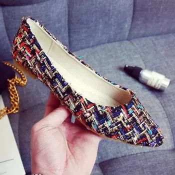 Maogu остроносые мягкие удобные офисные женские туфли большого размера 43 2024 модные женские туфли на плоской подошве повседневные женские туфли на плоской подошве 33 чёрный