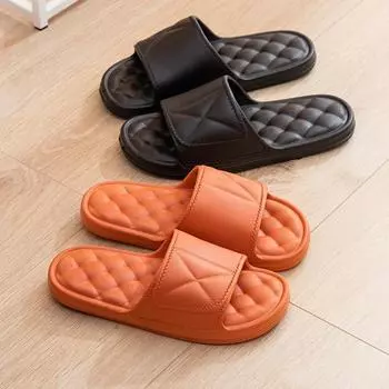 Maogu Summer Bathroom Slipper Couple Indoor Sandals Fashion Home Slippers Non-slip Floor Unisex Slippers Women Men Shoes Casual 36-37 оранжевый
