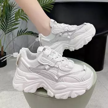 Maogu White Woman Vulcanize Shoes Femme Tenis Plataforma Luxury Tennis Feminino для женщин 2024 Platform Sneakers Zapatos Mujer 34