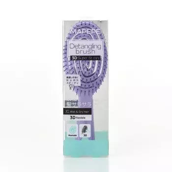 MAPEPE Щетка для распутывания волос 3D Super Fit Фиолетовая MAPEPE [Мини]