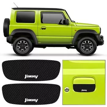 Maplewoodcar Дверная защита для Suzuki Jimny, дверная ручка Jimny Car, специальная дверная ручка Jimny Sierra, внешняя магнитная защита двери, царапины, царапины чёрный