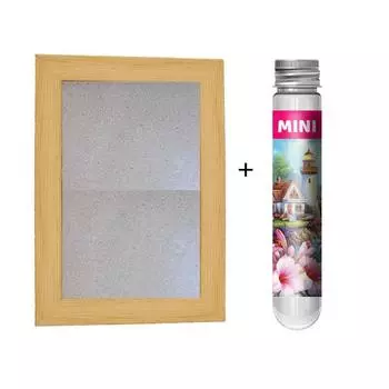 Маяк + фоторамка 150 Мини-пазл для пробирок Всемирно известная серия картин Пазл для путешествий YC-M белый