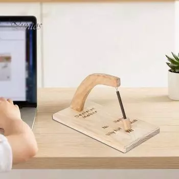 Маятник для принятия решений, ручная работа, украшение для принятия решений из дерева, прочный дубовый магнитный маятник для принятия решений, украшение для домашнего офиса L A