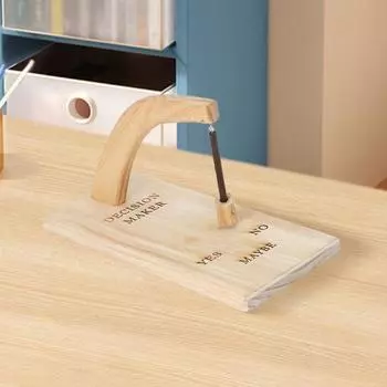 Маятник для принятия решений, ручной работы, деревянный, украшение для принятия решений, прочный, дубовый, магнитный