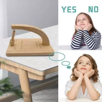 Маятник для принятия решений в нерешительные моменты Деревянное украшение для принятия решений Найдите ответ на свой вопрос Игрушка для стола Украшение для рабочего стола белый