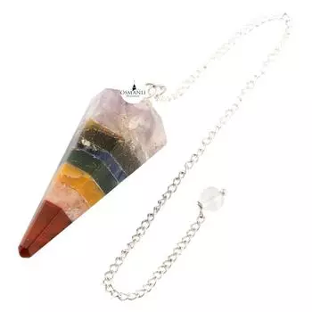 Маятник из натурального камня чакры