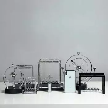 Маятник Ньютона, офисная колыбель, баланс, сталь, вечное движение, столкновение, шары, учебные принадлежности, предметы, идеи для декора стола, подарок