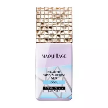 Maquillage Dramatic Skin Sensor Base NEO Cool Lavender 25mL Makeup base Liquid form Subtle citrus floral scent UV pore summer Shiseido SPF50+ / PA++++ лавандовый
