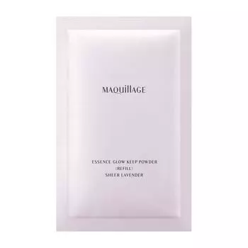 Maquillage Essence Glow Keep Sheer Lavender 8g Face Powder Loose Powder Translucent Makeup Shiny and Translucent Shiseido Powder, (Refill)