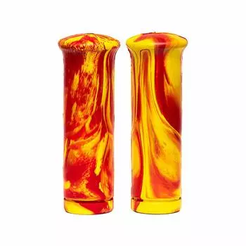 Marble grip red yellow for Harley 1 inch nice motorcycle...