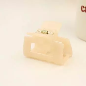 Marble Pattern Rectangular Hair Clips Elegant Women Simple Grab Cawl Clips Fashion Shark Clip for Girls Hair Accessories