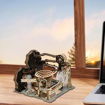 Marble Run 3D деревянная головоломка креативная головоломка пазлы игрушки DIY строительные наборы деревянные механические