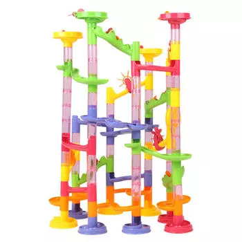 Marble Run Race Дети Малыш Мальчики Строительные блоки Творческая игра