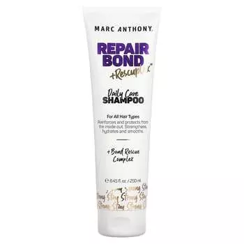 Marc Anthony, Repair Bond + Rescuplex, шампунь для ежедневного ухода, для всех типов волос, 8,45 жидких унций (250 мл)