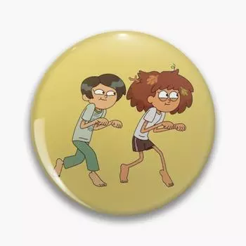 Marcanne Amphibia, персонализируемая мягкая пуговица, булавка для ювелирных изделий, забавная одежда, булавка с лацканами, воротник, подарок, милая металлическая декоративная брошь, значок