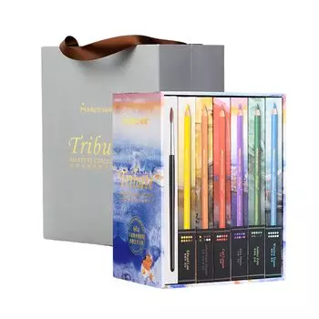 Marco 60 цветов цветные карандаши Water Master Level цветные карандаши водорастворимые акварельные цветные карандаши раскраска взрослые цветные карандаши