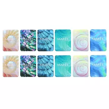 Maree, Гель для кожи вокруг глаз с морским коллагеном, 12 пар, 36 г (1,32 унции)