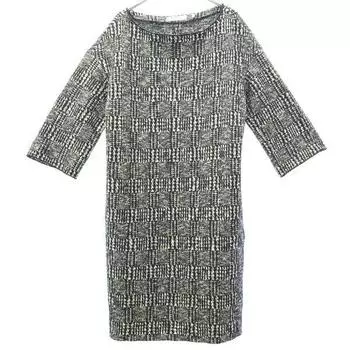 MARELLA Overall handle Five-quarter sleeve wool blend Knee-length dress Women Used