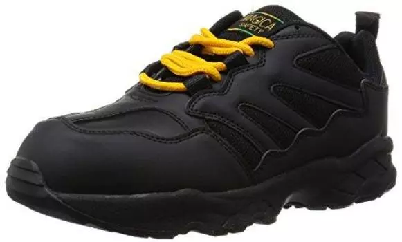 Margo Safety Shoes, рабочая обувь, стальной носок, JSAA Class A, антистатические, Magical Safety 630, унисекс для взрослых, черный/черный, 26,5 см