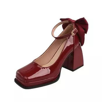 Мэри Джейн с квадратной головкой, весна-осень 2024, новые туфли принцессы Барби на очень высоком каблуке, детские свадебные туфли на высоком каблуке 34 светло-бежевый