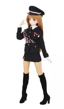 Мари совместима с DD военной формой женщины с поясом медалью черного цвета 60 см кукла для BJD куклы одежда предотвращение переноса цвета не [Petite Premium] чёрный