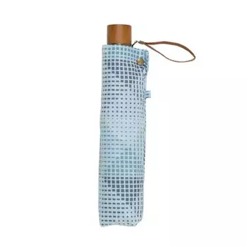 marie Geometric Pattern Mini Folding Umbrella Blue 55cm claire/PARIS Women s MC03033-02 синий