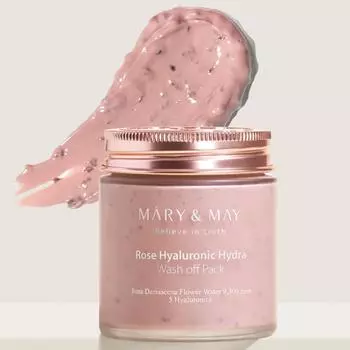 Marienmay Rose Hyaluronic Hydra Wash-Off Pack 125g, 1 pack, 1 piece