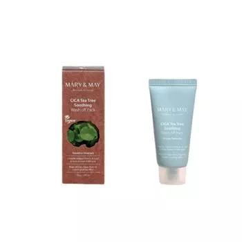Marienmay Vegan Cica Tea Tree Soothing смываемая маска, 1 упаковка, 1 шт.