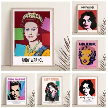 Мэрилин Монро, настенная живопись на холсте, выставочный постер, поп-арт, настенные украшения, фотографии для гостиной, домашний декор 21X30 cm No Frame