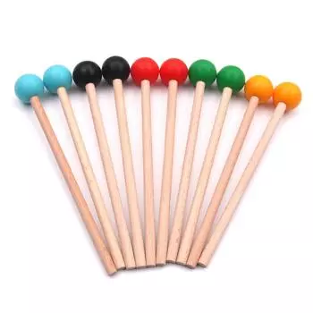 Маримба Маллеты Камертоны Молоточки для настройки Барабанные палочки Для детей/взрослых One Size чёрный