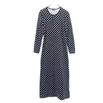 marimekko Dot Pattern Long sleeve Long dress S Black Women Used