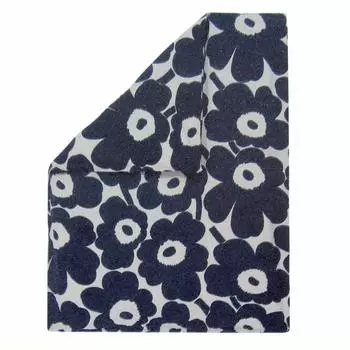 Marimekko marimekko Пододеяльник Unikko Пододеяльник одинарный 150 x 210 см Белый x Темно-синий 070517 851 [Товар]