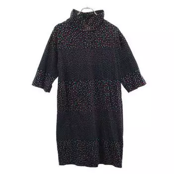 marimekko Overall handle 7 minutes sleeve one piece M Black series Women Used