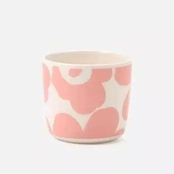 Marimekko Unikko Кружка для латте, 200 мл, кораллово-розовый, набор из 2 шт. того же цвета и одинакового рисунка marimekko unikko [только для Японии] (Маримекко) (нет ручки) №130 (71) коралл розовый