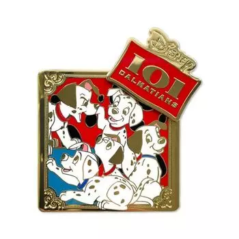Marimo Craft Disney Collection Pin Badge 101 Dalmatians x W5.7 H6.5cm MDMIX-120