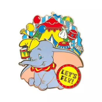 Marimo Craft Disney Collection Pin Badge Dumbo x W5.1 H6.2cm MDMIX-121