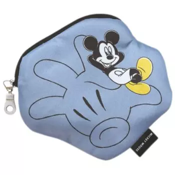 Marimo Craft Disney Серия CATCH ME Вырезанный кошелек Синий Микки Ш140 x В120 x Г10мм Прибл.. MIC-010