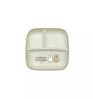 Marimo Craft Miffy Базовая серия Квадратная тарелка L Бежевый Ш214 x В214 x Г30мм Прибл.. DBM-2721 бежевый