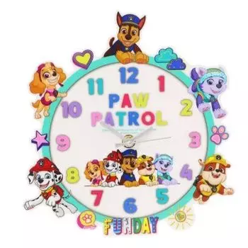 Marimo Craft Paw Patrol Acrylic Clock FUNDAYW22.1H23.4cm PAW-056