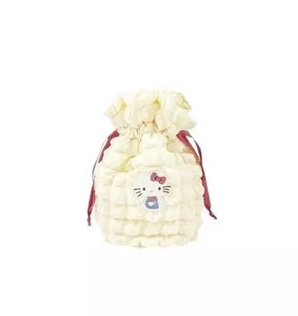 Marimo Craft Sanrio Drawstring Pokopoko Patch Hello Kitty Ш190 x В230 x Г110 мм примерно. СРТЗ-192