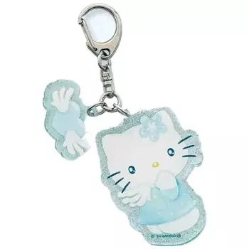 Marimo Craft Sanrio Kitty Mizuiro Angel 3 блестящий брелок Mizuiro Blue Vol. Ш44В61Г10мм BLKT-080 синий